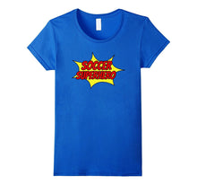 SOCCER SUPERHERO Funny Cool Halloween Costume Sports T-Shirt