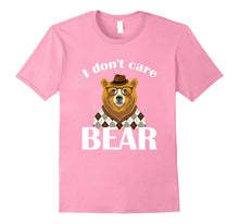 I Don't Care Bear T-Shirt for Women Mens Girls Boys Gift Tee