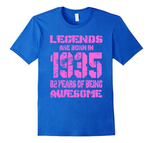 82 Years Old 82th Birthday B-Day Gift Legends 1935 T Shirt