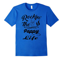 Mens Rockin the Pappy Life T-Shirt Grandparents Day Great Gift