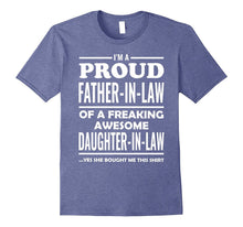 Mens I'm a Proud Father in Law Awesome Daughter in Law T-Shirt