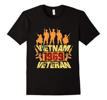 Mens Vietnam 1969 Veterans Tshirt for War Vets and Heroes