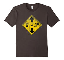 6' 3" Funny Tall Person T-Shirt - Distressed Design