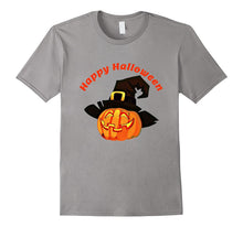 Happy Halloween T-Shirt With Pumpkin in a Witches Hat