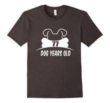 77 Dog Years Old T-Shirt Funny 11th Birthday Gift