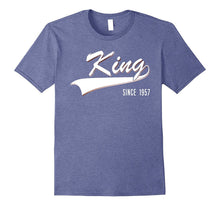60th Birthday Gift Shirt King Since 1957 60 Years Old Tshirt