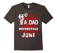 Funny Motorcycle T-Shirt. June Birthday Tshirt for Men/Dad