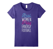 Real Woman Women Play Fantasy Football Mrs Champion T Shirt