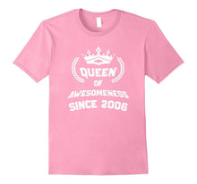 Queen of Awesomeness 11th Birthday T-Shirt Age 11 for Girls