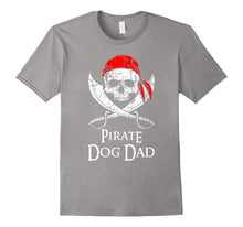 Pirate Dog Dad Family Jolly Roger Skull T-Shirt