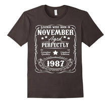 30th Birthday Shirt Legends Were Born November 1987 T-Shirt