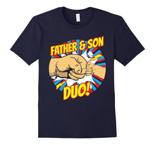 Fathers Day Shirt Father Son Duo Superhero TShirt Tee