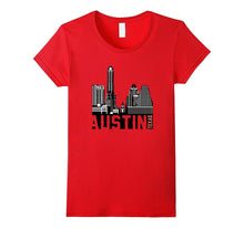 Austin T-Shirt Texas Tee-Shirt Texan City Skyline Jersey
