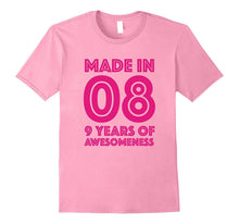 9th Birthday Shirt Gift Age 9 Year Old Girls Tshirt Tee