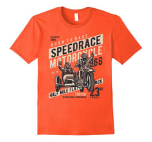 Classic Half Mile Motorcycle Side Car Bikers Race T Shirt