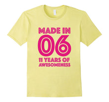 11th Birthday Shirt Gift Age 11 Year Old Girls Tshirt Tee