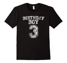 3rd Birthday Sports Jersey T Shirt - 3 Year Old Boy Tee