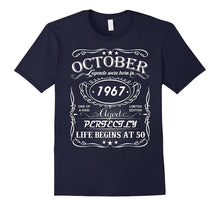 Legends Were Born in October 1967 - 50th Birthday Gift Shirt
