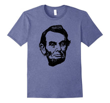 President Abe Lincoln Black Print T-Shirt: Men, Women, Kids