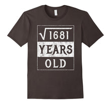 41st Birthday Gift Square Root 41 Yr Years Old Funny Shirt