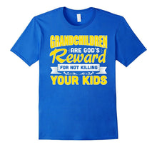 Funny Grandma T-Shirt Grandchildren Are Gods Reward Shirt