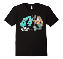 Mens 54 Year Old Poseidon 54th Birthday TShirt