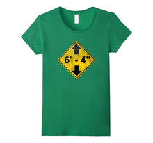 6' 4" Funny Tall Person T-Shirt - Distressed Design