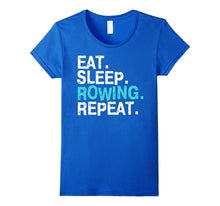 Rowing T-Shirt a Row US Sport Men Women Crew Team Machine