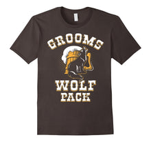 Mens Groom's Wolf Pack Bachelor Party T-Shirt