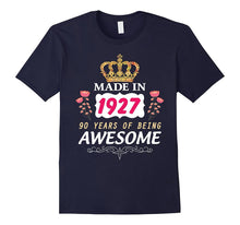 90 Years Old Birthday Queen Princess Crown T-Shirt Gift