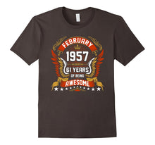 February 1957 61th Birthday 61 Years Old Gift T-Shirt