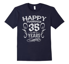 35th Wedding Anniversary 35 Years Happy Marriage Gift Shirt