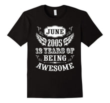 12 Year Old Awesome B-Day Gift Tee Born in June 2005 T-Shirt