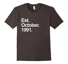 Est October 1991 Shirt Awesome 26th Birthday Gifts TShirt