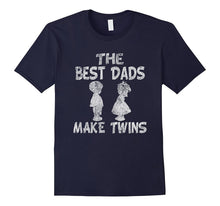 The Best Dads Make Twins Funny Distressed T-Shirt