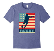 American Flag Rugby Shirt Vintage and Retro Rugby Tee