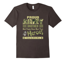 Proud U.S Army Brother T-Shirt I Grew Up With My Hero Tee