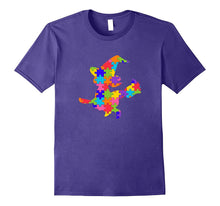 Halloween Autism Witch T-Shirt for Autism Awareness