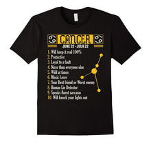 10 Things About Cancer T-Shirt Cancer Facts