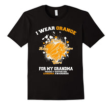 I Wear Orange for My Grandma - Leukemia Awareness T-Shirt