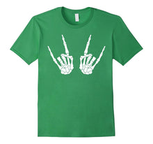 Halloween Rocker Hand Sign Skeleton Tee Shirts Gift 2017