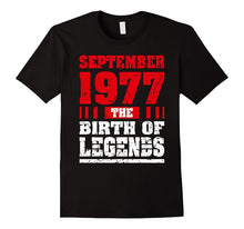 40 Years Old the Birth of Legends 1977 40th Birthday T-Shirt