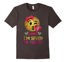 Girls 7th Birthday Emoji Gift - OMG! I'm Seven and Fabulous