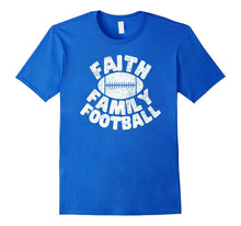 Faith Family Football Religious T Shirt