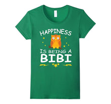 Happiness Is Being a Bibi With Owl Funny T-Shirt Gift