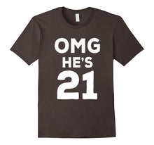 21st Birthday Shirt for Brother, Sister, Group OMG He's 21