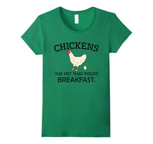 Chickens the Pet That Poops Breakfast - Funny Gift T-Shirt