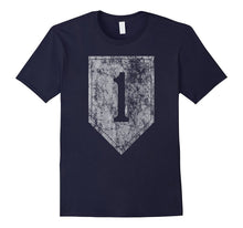 1st Infantry Division Patch Distressed T Shirt- Men Women