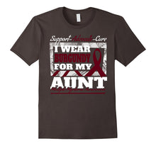 I Wear Burgundy for Aunt Multiple Myeloma Awareness Shirt