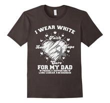 I Wear White for My Dad - Lung Cancer Awareness T-Shirt